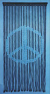 Peace sign door curtains