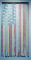 USA flag curtains